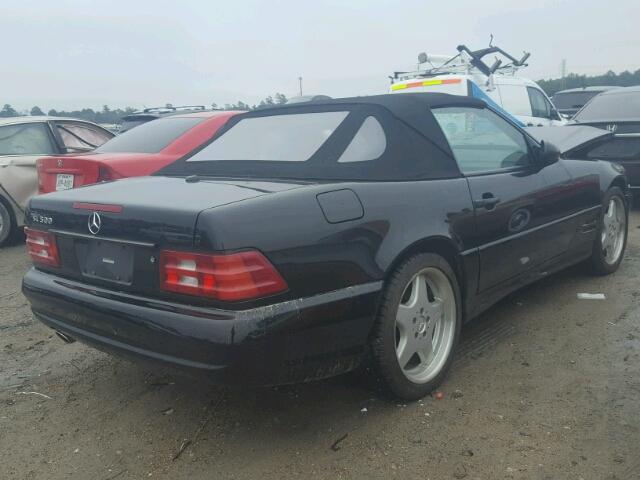 WDBFA68F21F198970 - 2001 MERCEDES-BENZ SL 500 BLACK photo 4