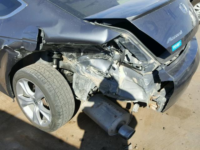 1HGCS2B85BA005151 - 2011 HONDA ACCORD EXL GRAY photo 9