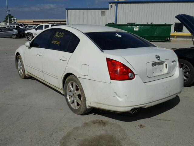 1N4BA41E55C806564 - 2005 NISSAN MAXIMA SE WHITE photo 3