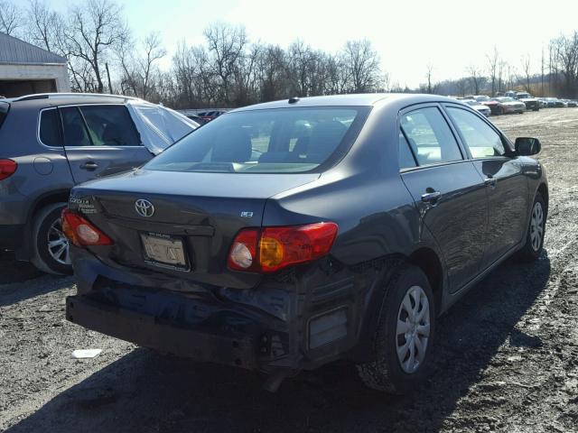 2T1BU4EE8AC338780 - 2010 TOYOTA COROLLA BA CHARCOAL photo 4