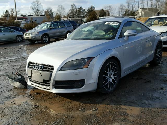 TRUAF38J281042912 - 2008 AUDI TT 2.0T SILVER photo 2