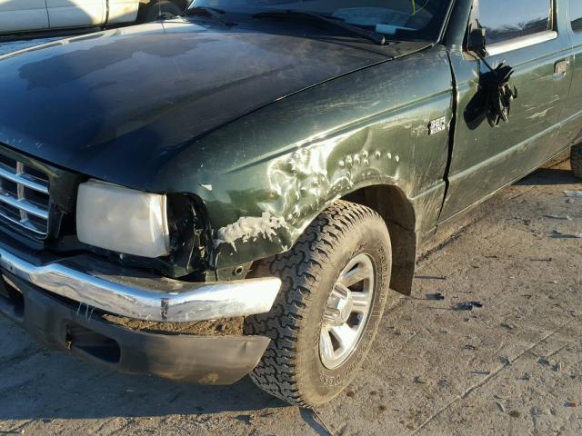 1FTYR14UX1TA08070 - 2001 FORD RANGER SUP GREEN photo 9