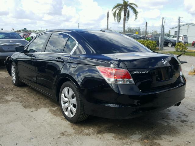 1HGCP2F81AA108285 - 2010 HONDA ACCORD EXL BLACK photo 3