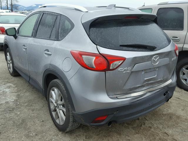 JM3KE4DY9F0465586 - 2015 MAZDA CX-5 GT SILVER photo 3