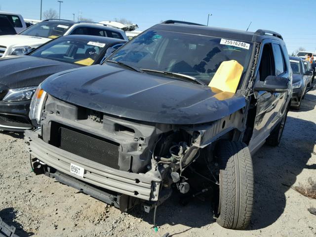 1FM5K7F84DGB07759 - 2013 FORD EXPLORER L BLACK photo 2