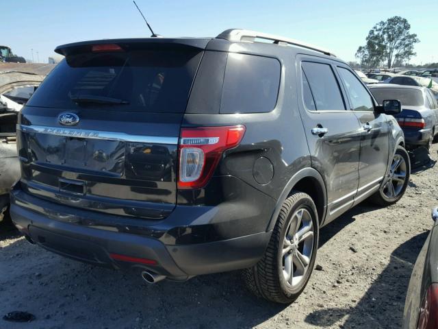 1FM5K7F84DGB07759 - 2013 FORD EXPLORER L BLACK photo 4