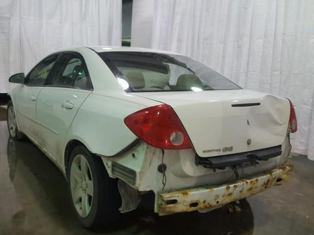 1G2ZG57B994114855 - 2009 PONTIAC G6 WHITE photo 3