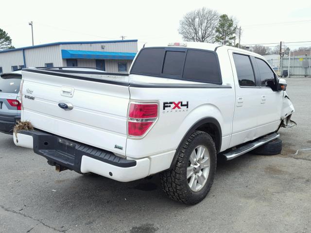 1FTFW1EVXAFC44711 - 2010 FORD F150 SUPER WHITE photo 4