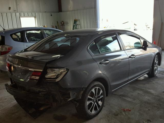 19XFB2F87DE284057 - 2013 HONDA CIVIC EX გრაფიტი ფოტო 4