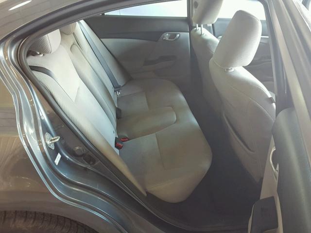 19XFB2F87DE284057 - 2013 HONDA CIVIC EX გრაფიტი ფოტო 6