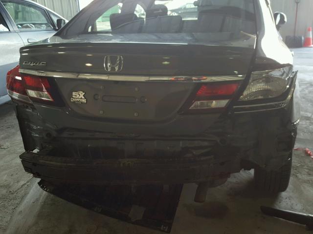 19XFB2F87DE284057 - 2013 HONDA CIVIC EX გრაფიტი ფოტო 9