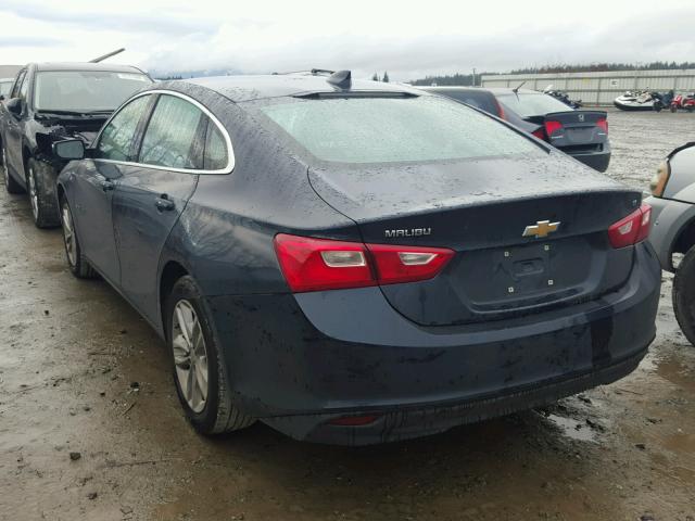 1G1ZE5ST2GF271283 - 2016 CHEVROLET MALIBU LT BLUE photo 3