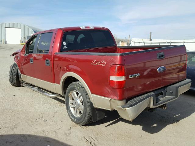 1FTPW14V07KC25025 - 2007 FORD F150 SUPER RED photo 3