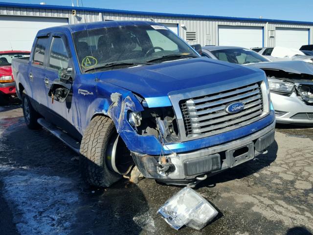 1FTFW1EF7BKD44105 - 2011 FORD F150 SUPER BLUE photo 1