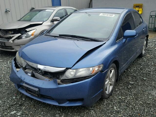 19XFA1F62BE037747 - 2011 HONDA CIVIC LX-S Mavi foto 2