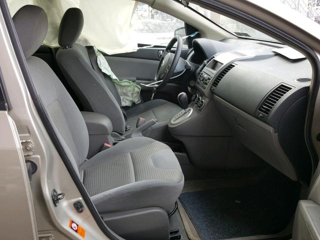 3N1AB61E08L608971 - 2008 NISSAN SENTRA 2.0 BEIGE photo 5