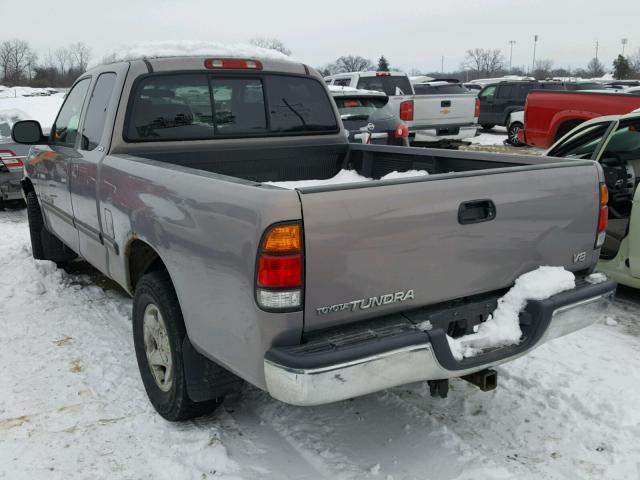 5TBRT3411YS031049 - 2000 TOYOTA TUNDRA ACC GRAY photo 3