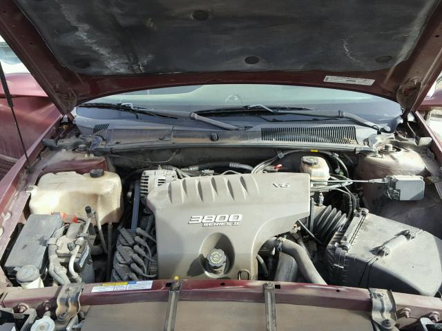 1G2HX54KX14191979 - 2001 PONTIAC BONNEVILLE RED photo 7