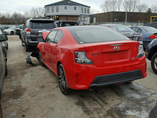 JTKJF5C7XE3074808 - 2014 TOYOTA SCION TC 红色 照片 3