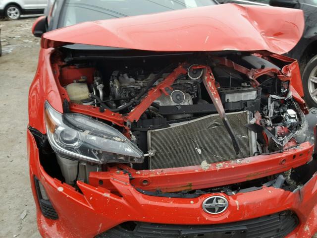 JTKJF5C7XE3074808 - 2014 TOYOTA SCION TC 红色 照片 9