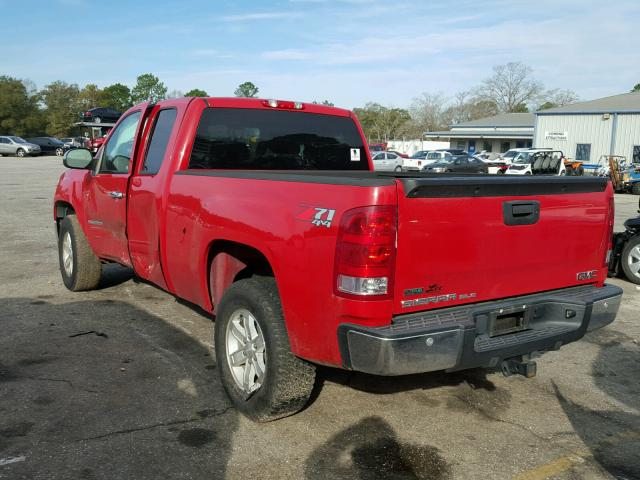 1GTR2VE76CZ153678 - 2012 GMC SIERRA K15 RED photo 3