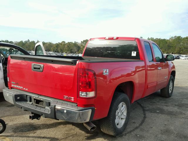 1GTR2VE76CZ153678 - 2012 GMC SIERRA K15 RED photo 4