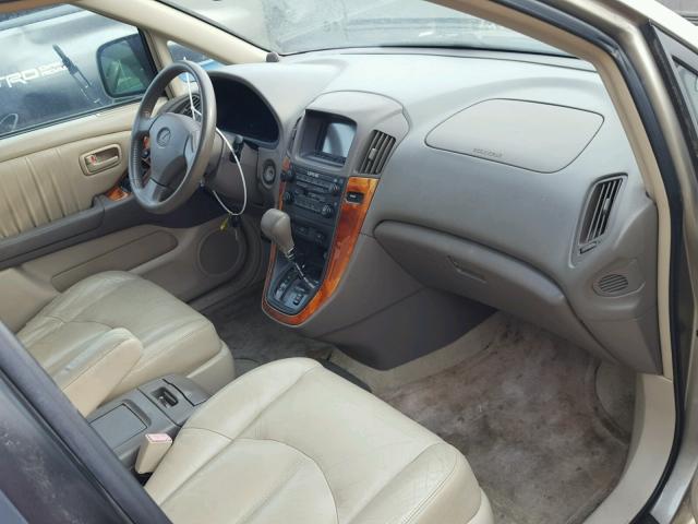 JT6HF10U7Y0152998 - 2000 LEXUS RX 300 GOLD photo 5