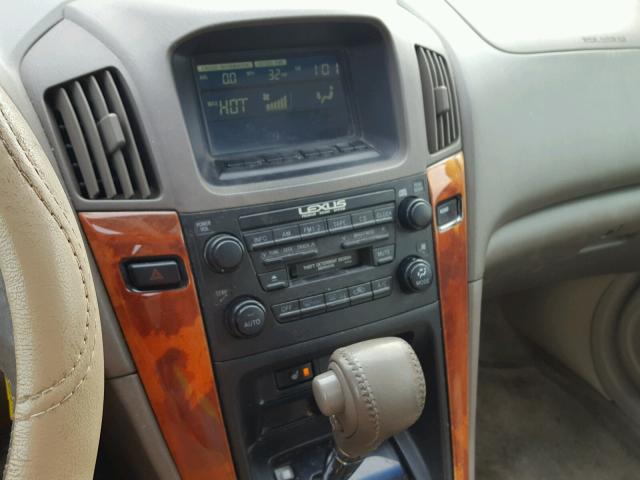 JT6HF10U7Y0152998 - 2000 LEXUS RX 300 GOLD photo 9