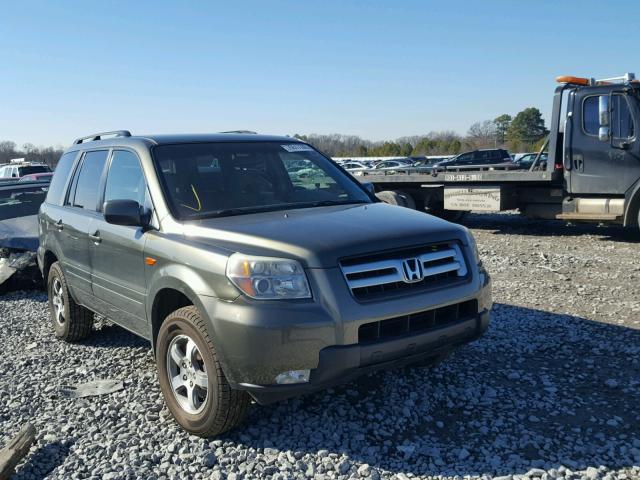 5FNYF18466B017300 - 2006 HONDA PILOT EX GREEN photo 1