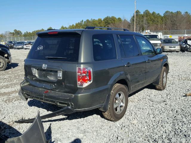 5FNYF18466B017300 - 2006 HONDA PILOT EX GREEN photo 4