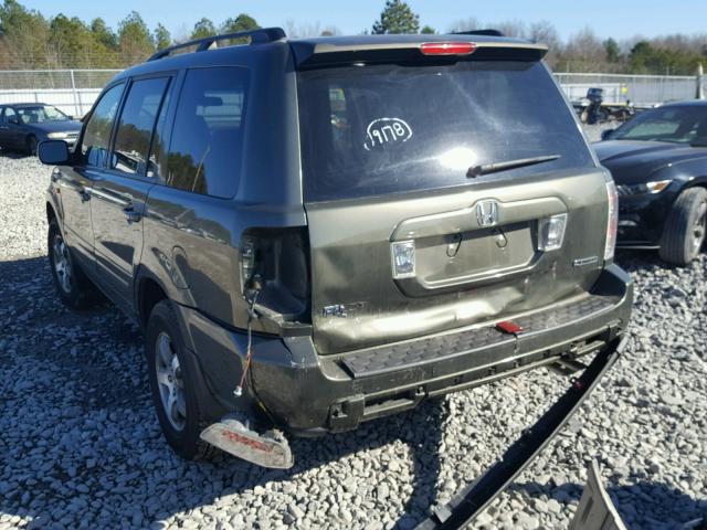 5FNYF18466B017300 - 2006 HONDA PILOT EX GREEN photo 9