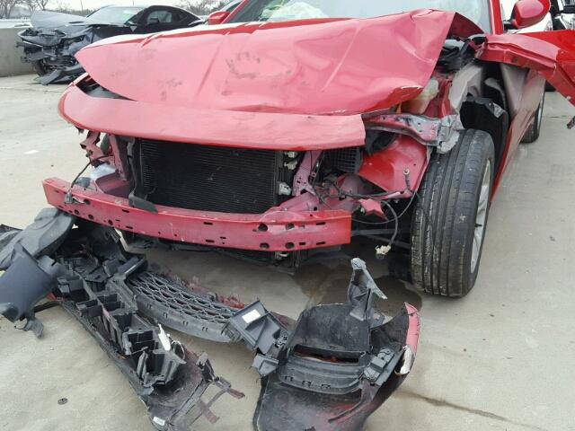 2C3CDXBG4FH771459 - 2015 DODGE CHARGER SE RED photo 9