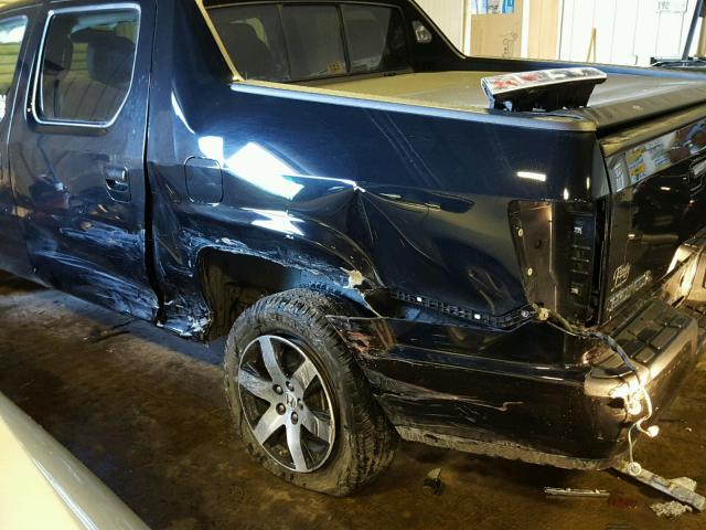 5FPYK1F64EB012683 - 2014 HONDA RIDGELINE BLACK photo 9