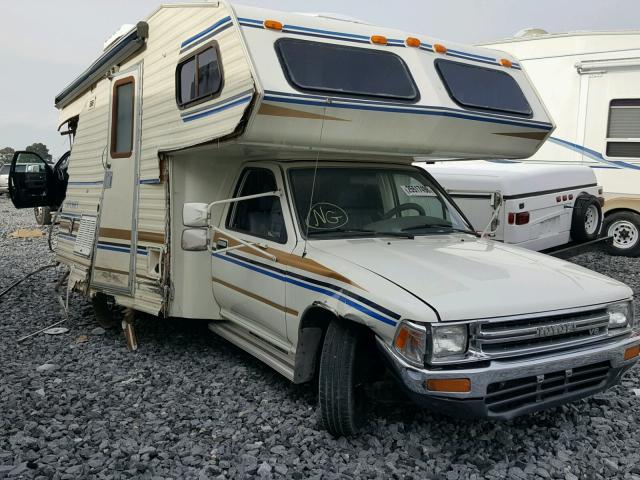 JT5VN94T9L0012485 - 1990 TOYOTA PICKUP CAB CREAM photo 1