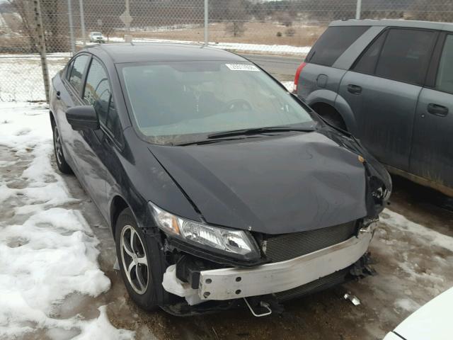 19XFB2F79FE098577 - 2015 HONDA CIVIC SE BLACK photo 1