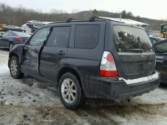 JF1SG65658H729361 - 2008 SUBARU FORESTER 2 GRAY photo 3