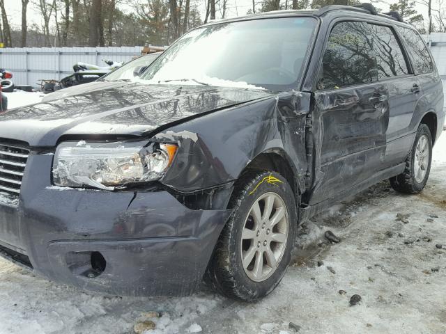 JF1SG65658H729361 - 2008 SUBARU FORESTER 2 GRAY photo 9