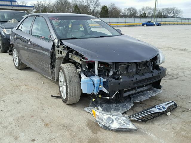 4T1BD1FK8DU065474 - 2013 TOYOTA CAMRY HYBR GRAY photo 1