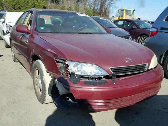 JT8BF22G9V0064427 - 1997 LEXUS ES 300 MAROON photo 1