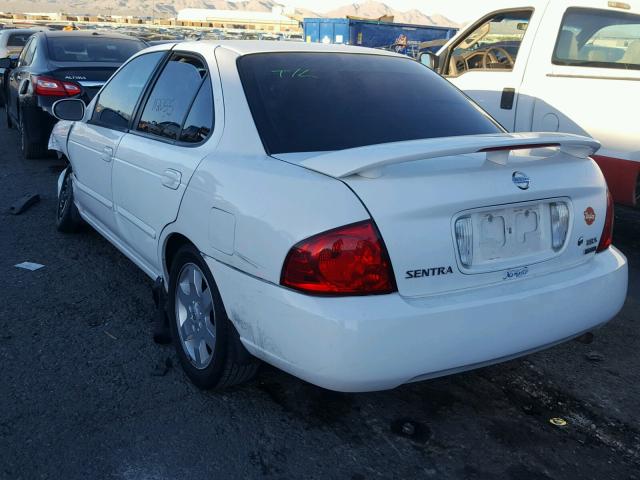 3N1CB51D55L523095 - 2005 NISSAN SENTRA 1.8 WHITE photo 3