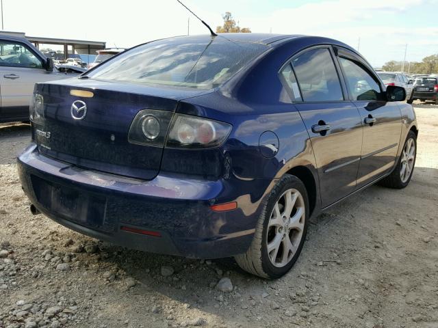 JM1BK32G091243216 - 2009 MAZDA 3 I BLUE photo 4