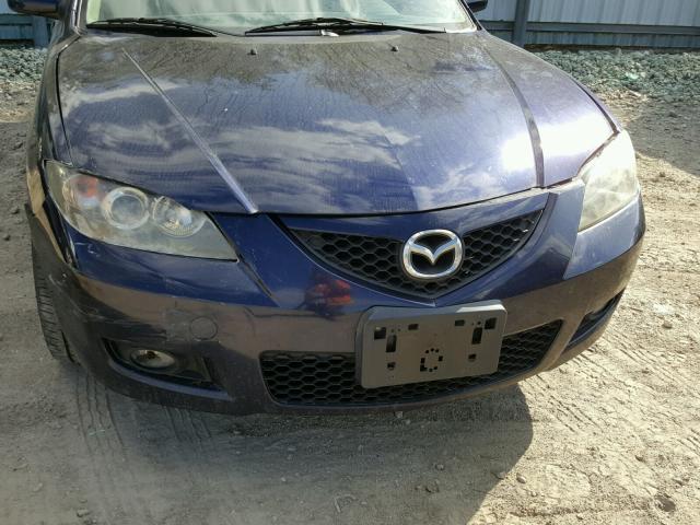 JM1BK32G091243216 - 2009 MAZDA 3 I BLUE photo 9