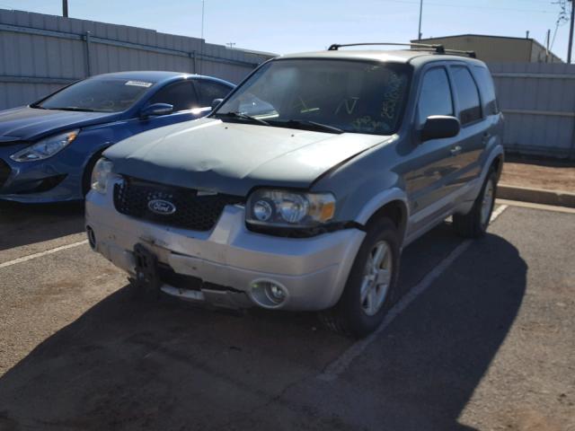 1FMCU96H65KD90676 - 2005 FORD ESCAPE HEV GRAY photo 2