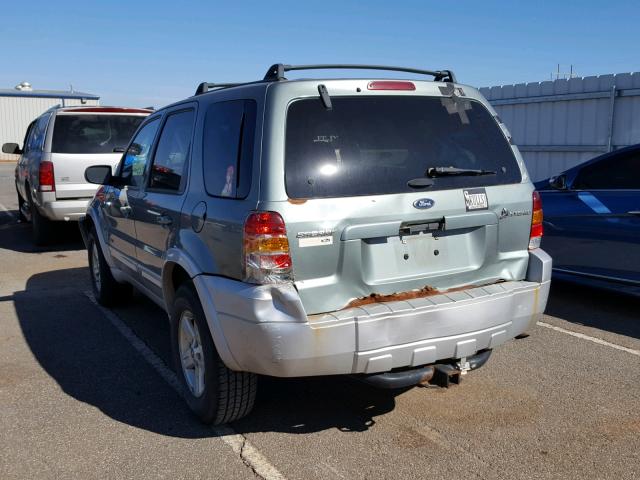 1FMCU96H65KD90676 - 2005 FORD ESCAPE HEV GRAY photo 3