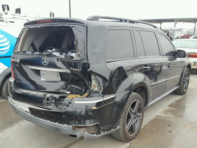 4JGBF71EX9A454057 - 2009 MERCEDES-BENZ GL 450 4MA BLACK photo 4