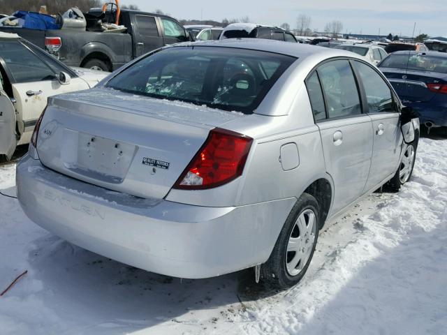 1G8AJ55F06Z125963 - 2006 SATURN ION LEVEL SILVER photo 4