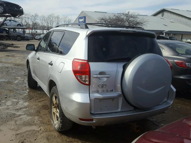 JTMBD33V775079427 - 2007 TOYOTA RAV4 SILVER photo 3