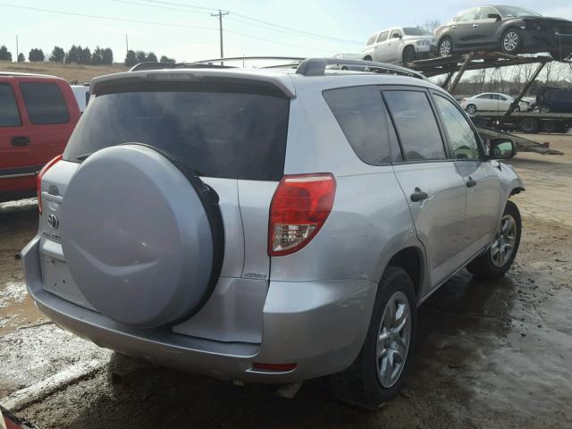 JTMBD33V775079427 - 2007 TOYOTA RAV4 SILVER photo 4