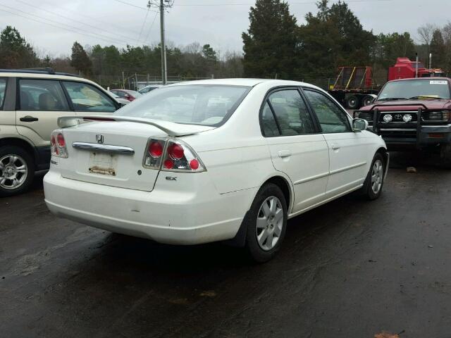 2HGES26792H601679 - 2002 HONDA CIVIC EX WHITE photo 4