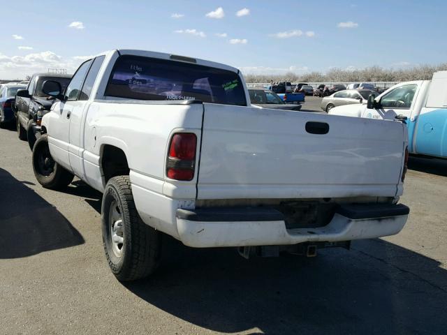 3B7HC13Z8WG104167 - 1998 DODGE RAM 1500 WHITE photo 3